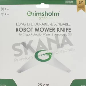 Lames pour robots AMBROGIO - 25 cm - Dents plates